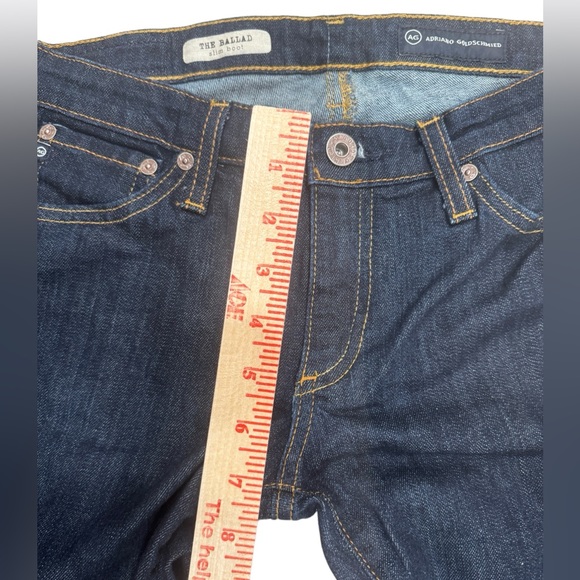 AG Adrianna Goldschmied The Ballad Slim Boot jeans size 27. - Picture 6 of 10